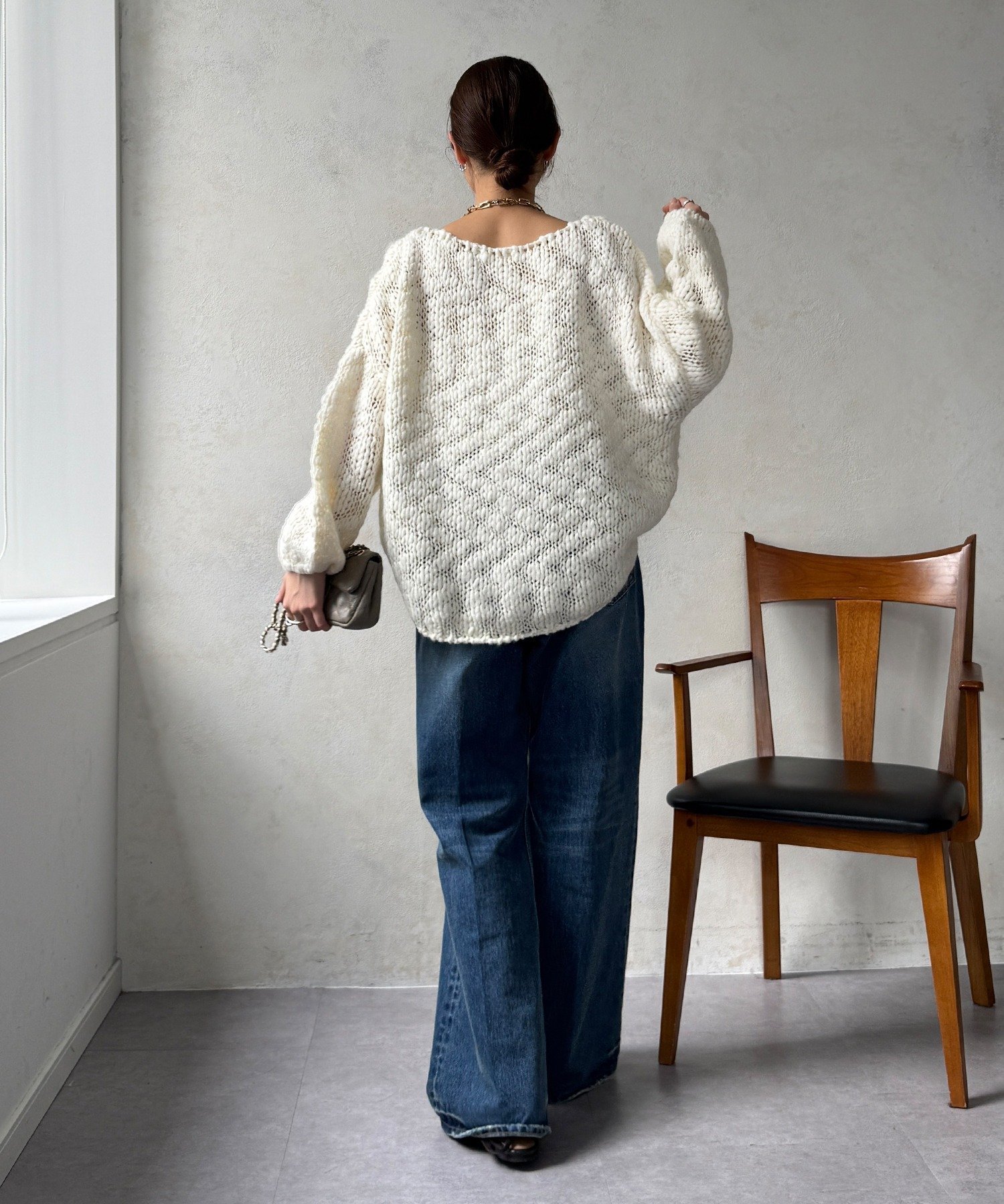 DOUDOU｜【完売カラー再追加!】ローゲージニット | Rakuten Fashion