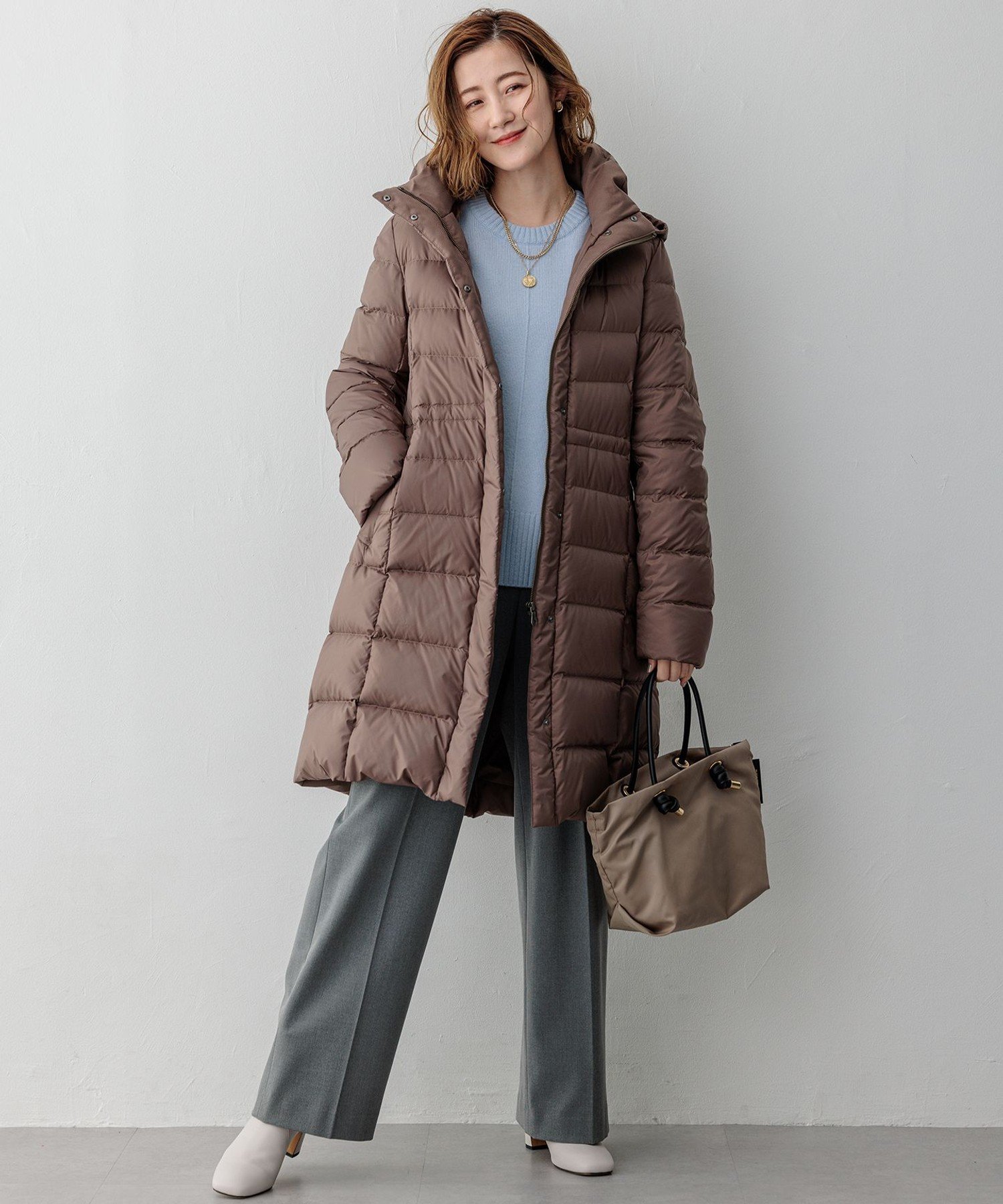 23区｜【VERY掲載/新色追加】シレータフタ ロング ダウンコート