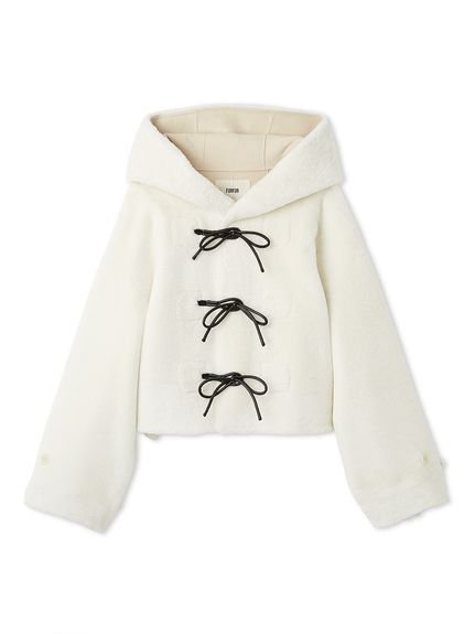 FURFUR｜リボンショートダッフルコート | Rakuten Fashion(楽天