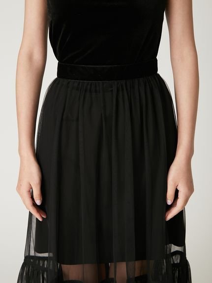 FRAY I.D｜プリーツヘムチュールスカート | Rakuten Fashion(楽天