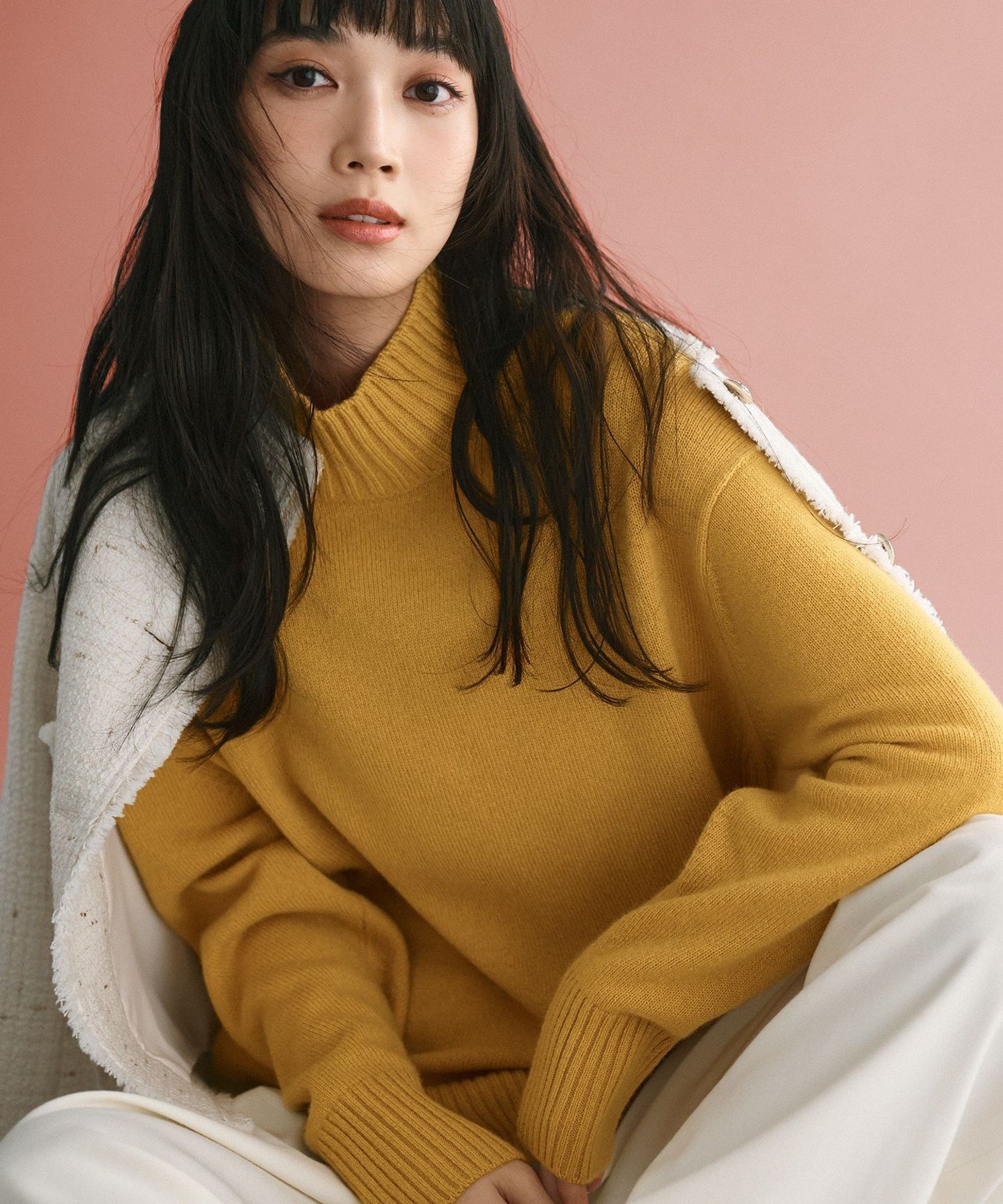 23区｜【洗える】カシミヤブレンド ハイネック ニット | Rakuten