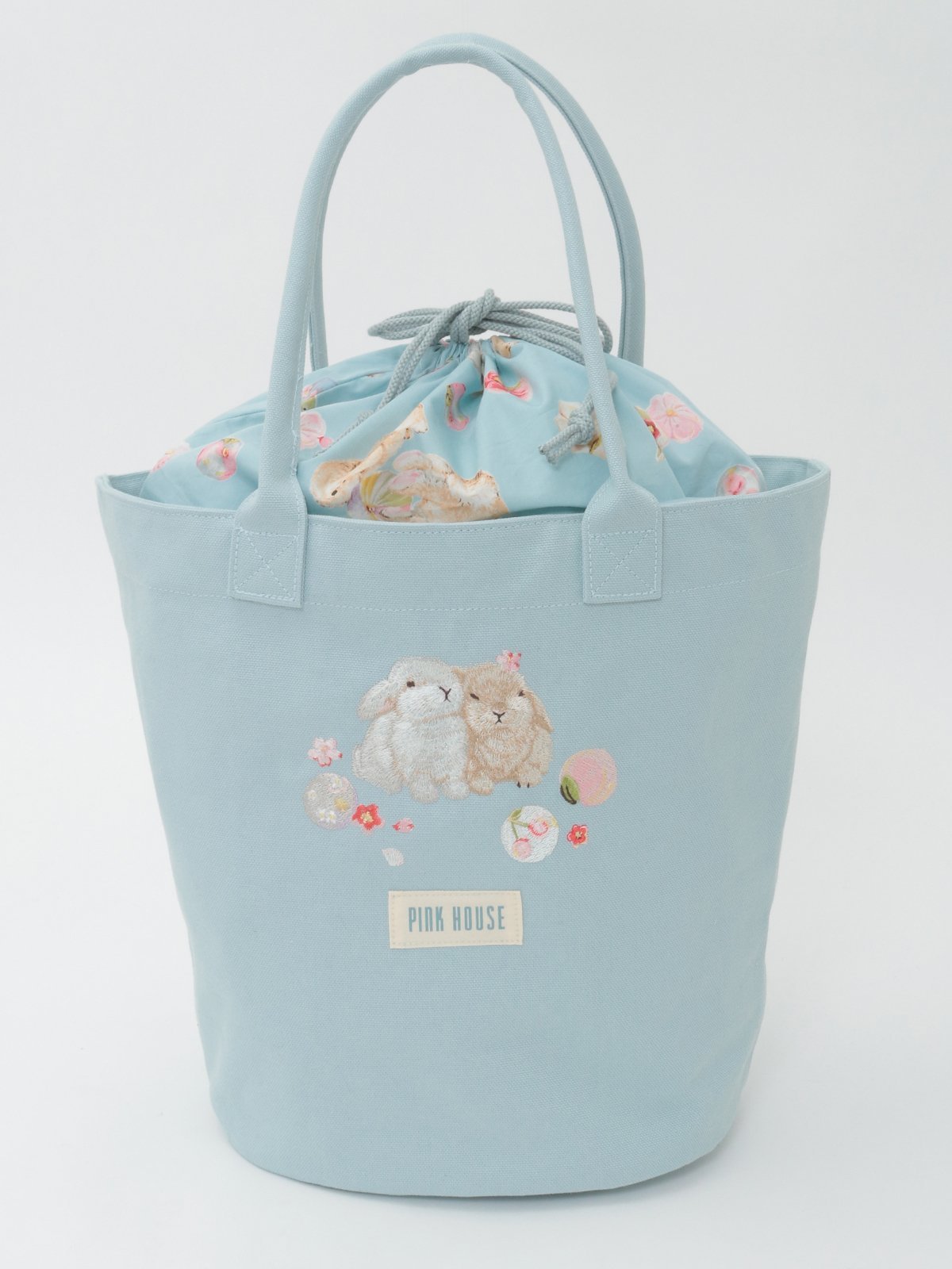 PINK HOUSE｜幸見うさぎ刺繍バッグ | Rakuten Fashion(楽天