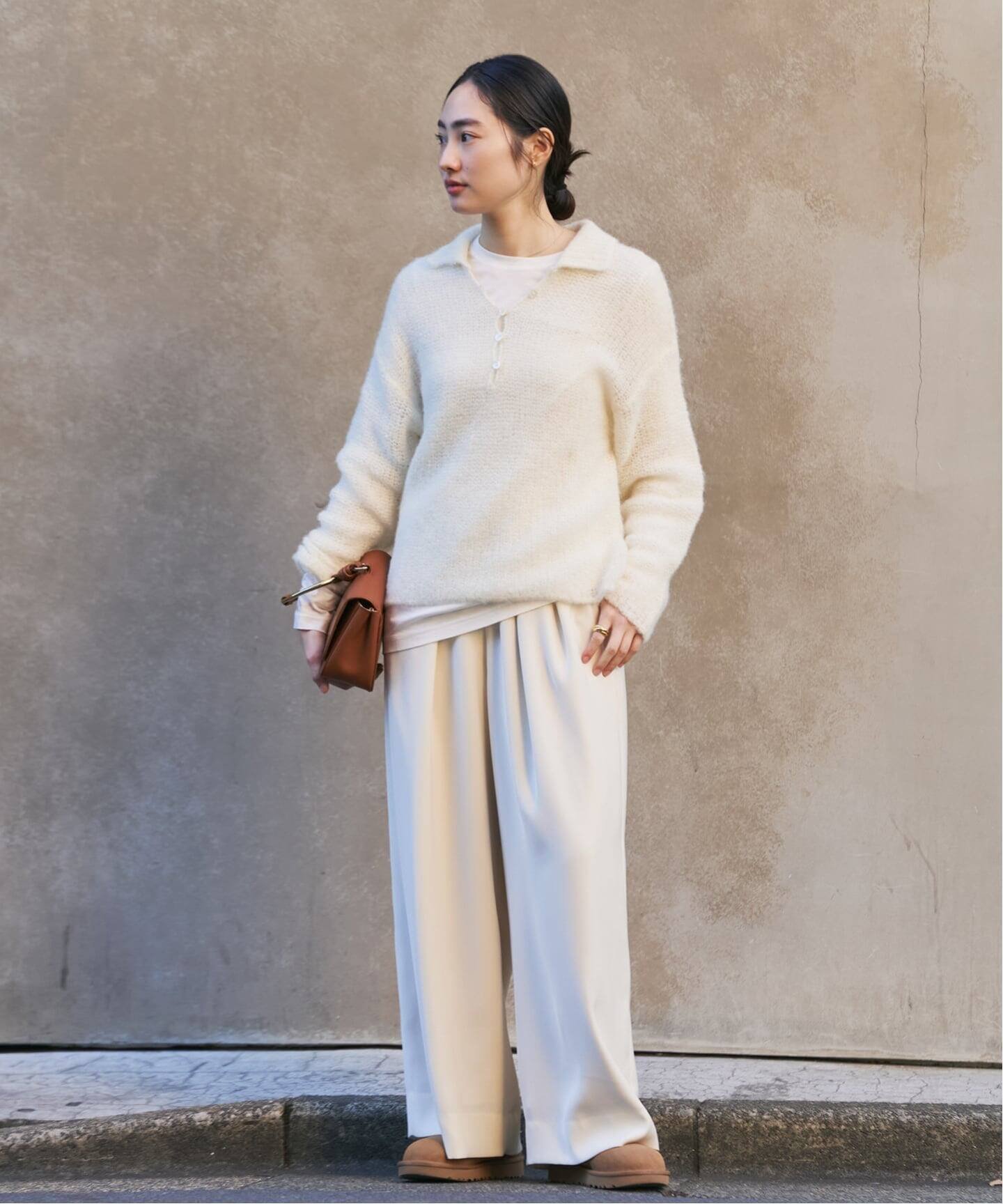 plage｜《追加》ALPACA MIX BUTTON ニット 3 | Rakuten Fashion(楽天