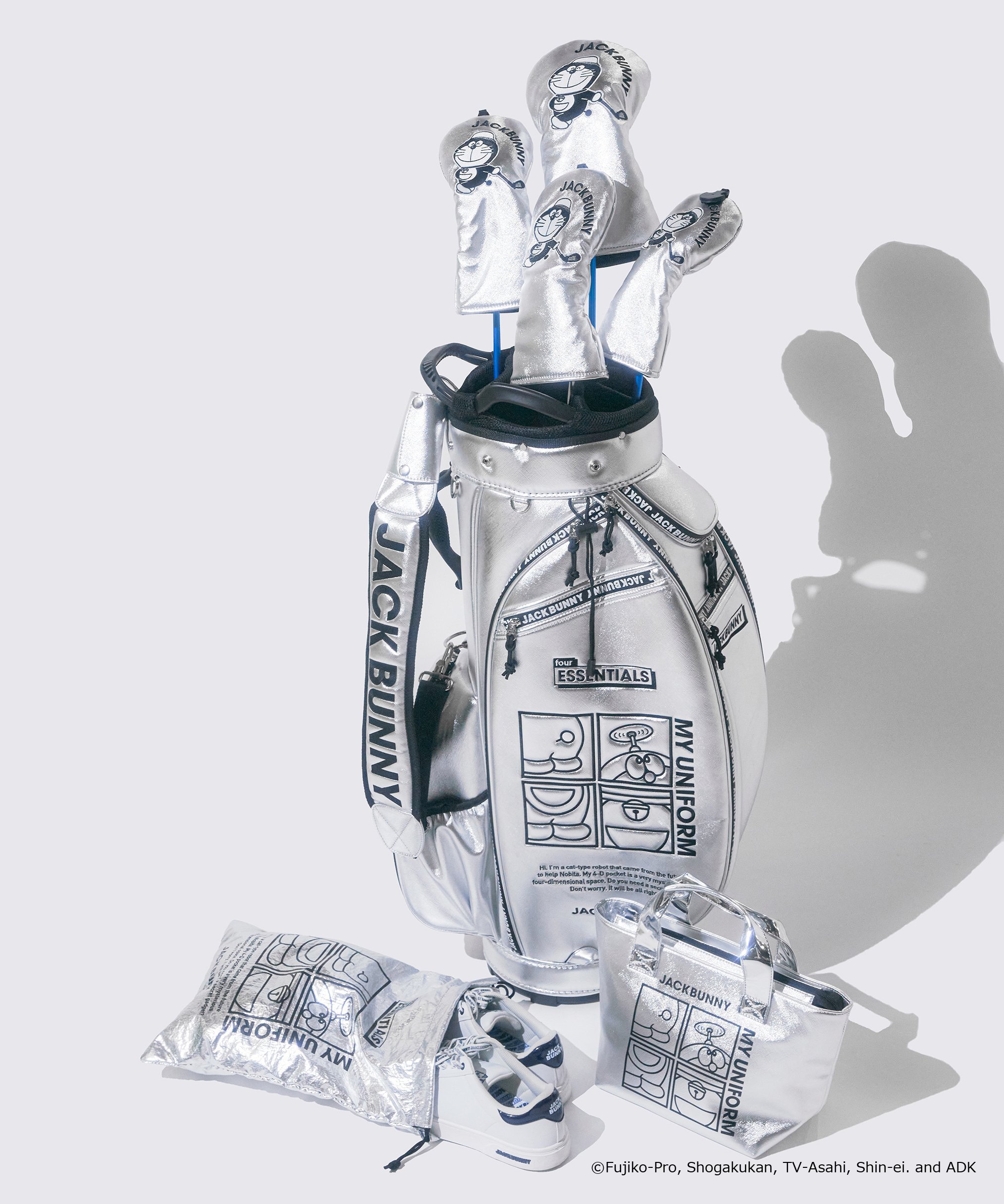 Jack Bunny!!｜メタリックキャディバッグセット (46インチ対応