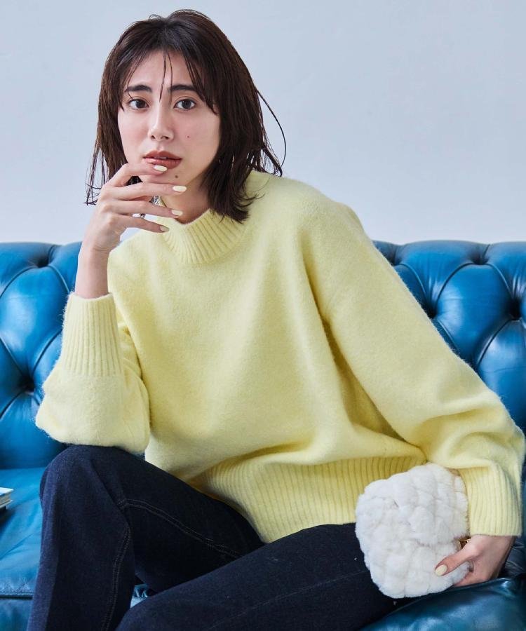 OPAQUE.CLIP｜ふわふわハイネックニット【洗濯機OK】 | Rakuten