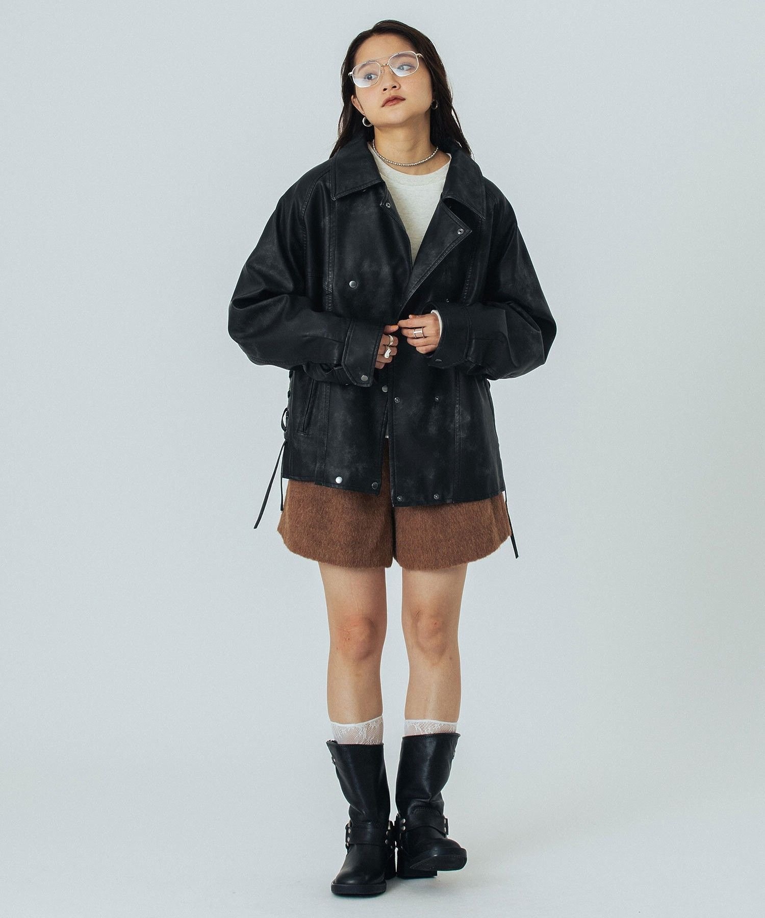 ROSE BUD｜LEATHER LIKE JACKET | Rakuten Fashion(楽天ファッション
