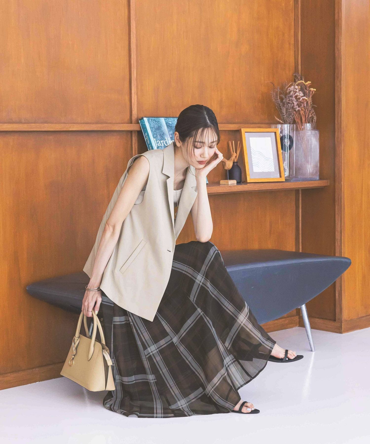 GLOBAL WORK｜シアータックフレアスカート/571416 | Rakuten Fashion