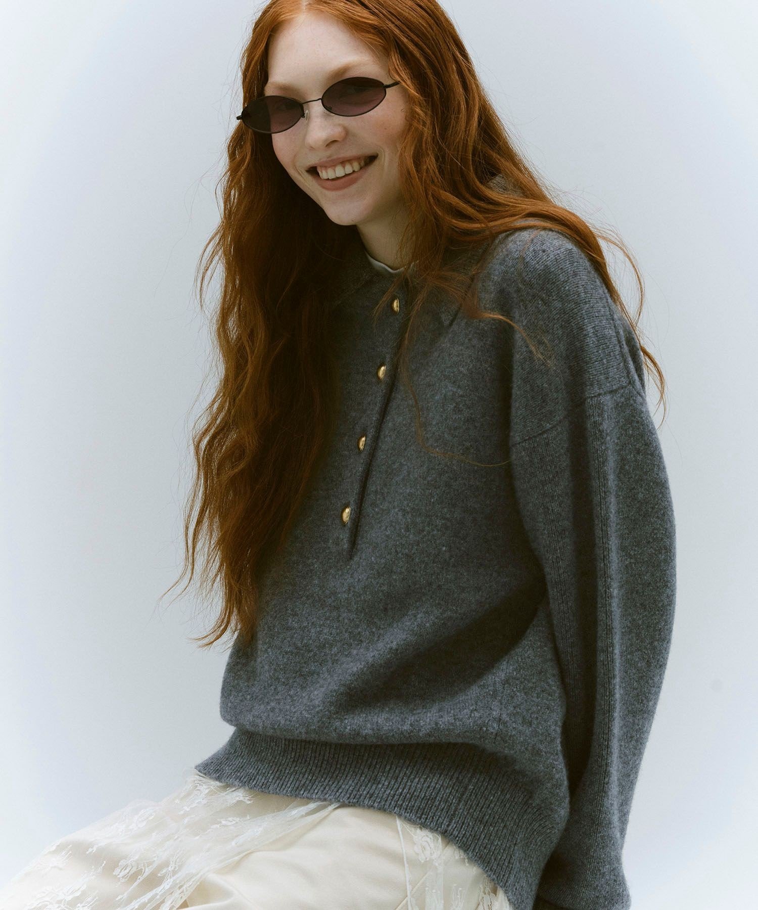 ADAM ET ROPE'｜ポロシャツニットプルオーバー | Rakuten Fashion(楽天