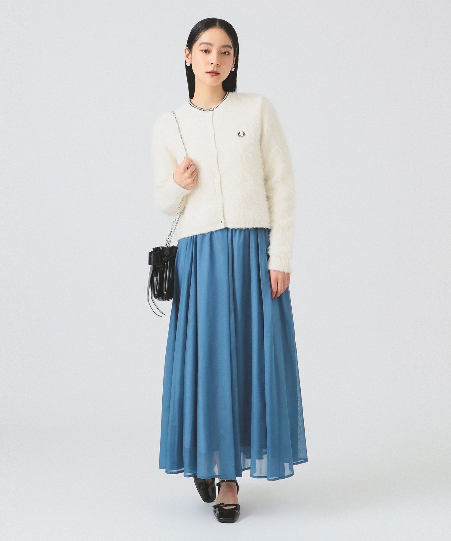 BEAMS WOMEN｜【SALE】【別注】FRED PERRY / Fluffy Crewneck Knit