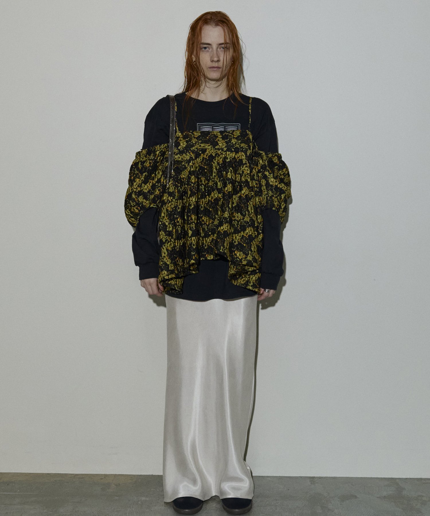 MAISON SPECIAL｜Jacquard 2way Puff Sleeves Tunic | Rakuten Fashion