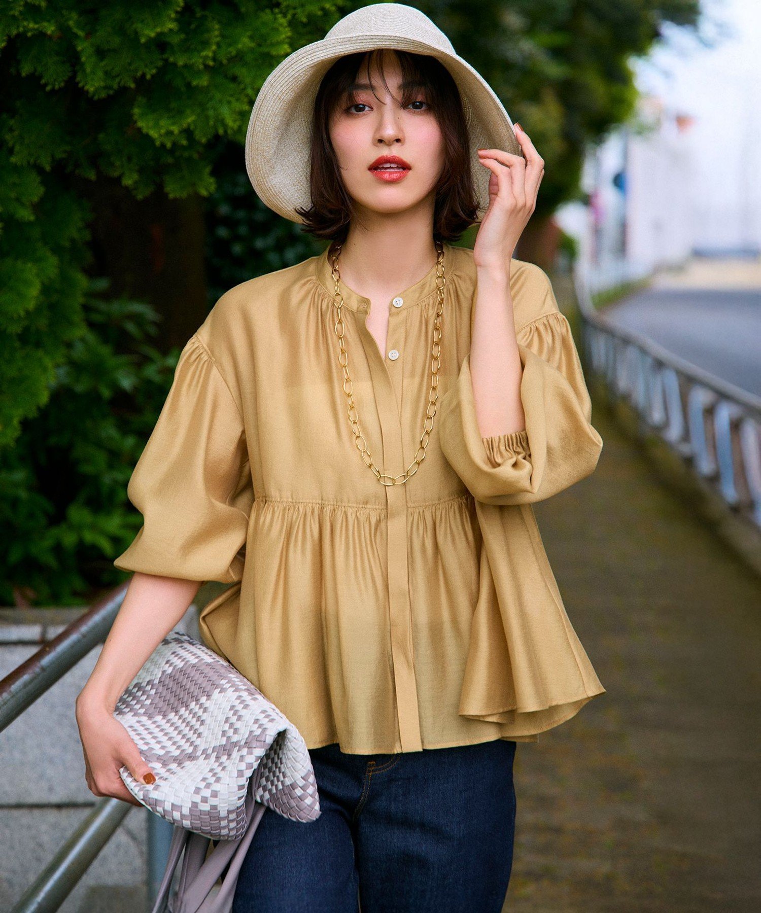 23区｜【WEB&一部店舗限定カラーあり】ソフトオーガンジー ボリューム