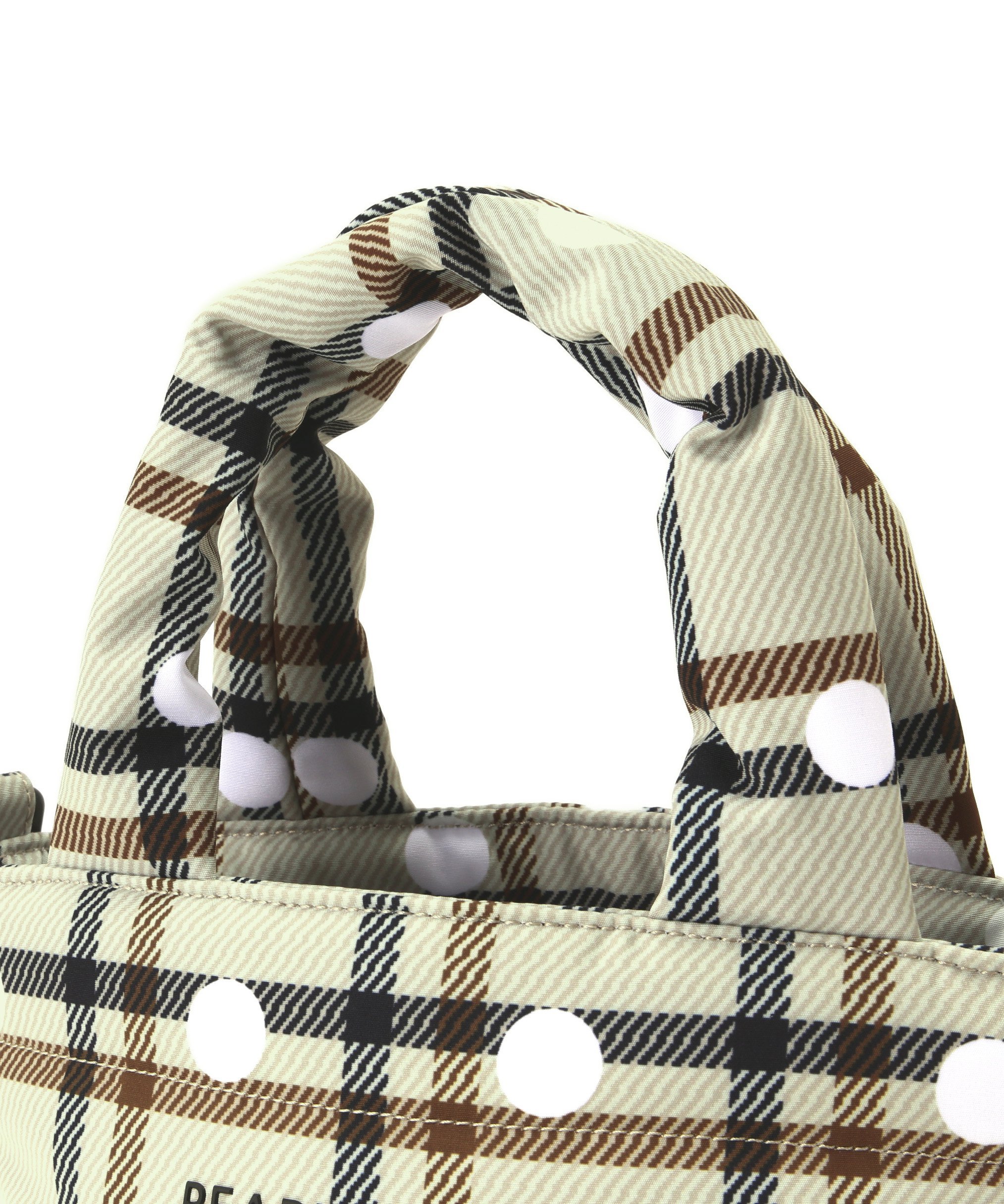 PEARLY GATES｜チェック×ドット柄中綿カートバッグ (UNISEX) | Rakuten