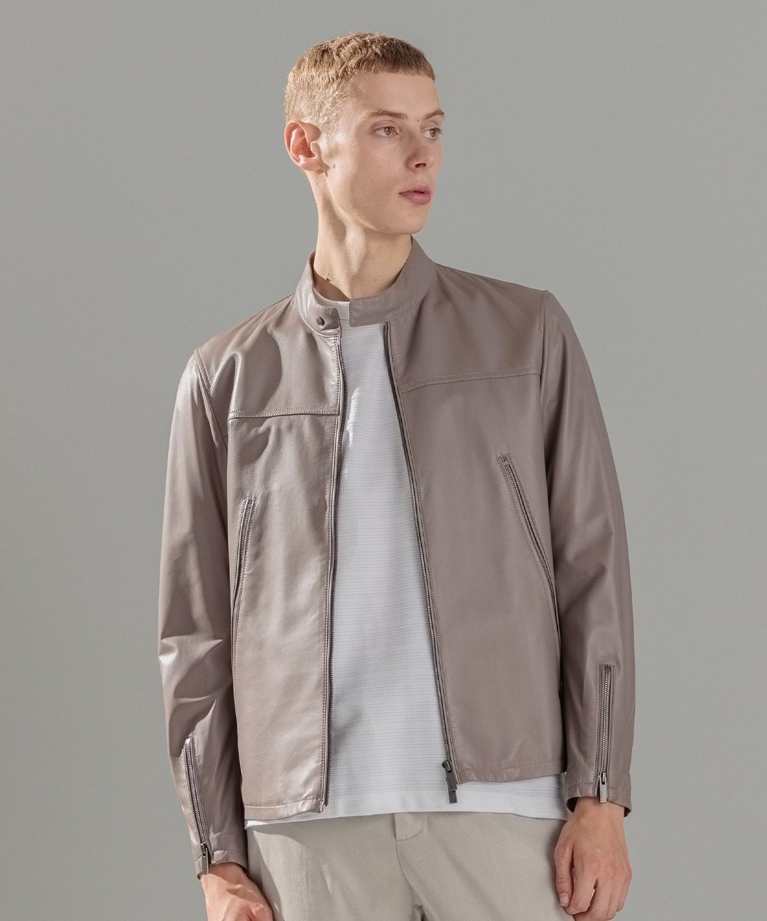 JOSEPH HOMME｜ライトラムナッパ レザー シングルライダース | Rakuten