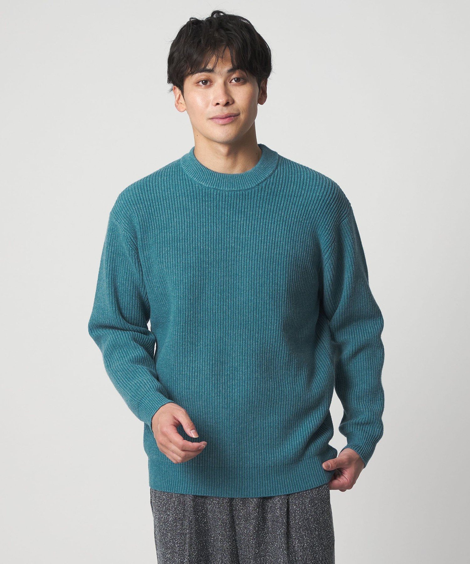 UNITED ARROWS LTD. OUTLET｜ミドルゲージ アゼ クルーネックニット