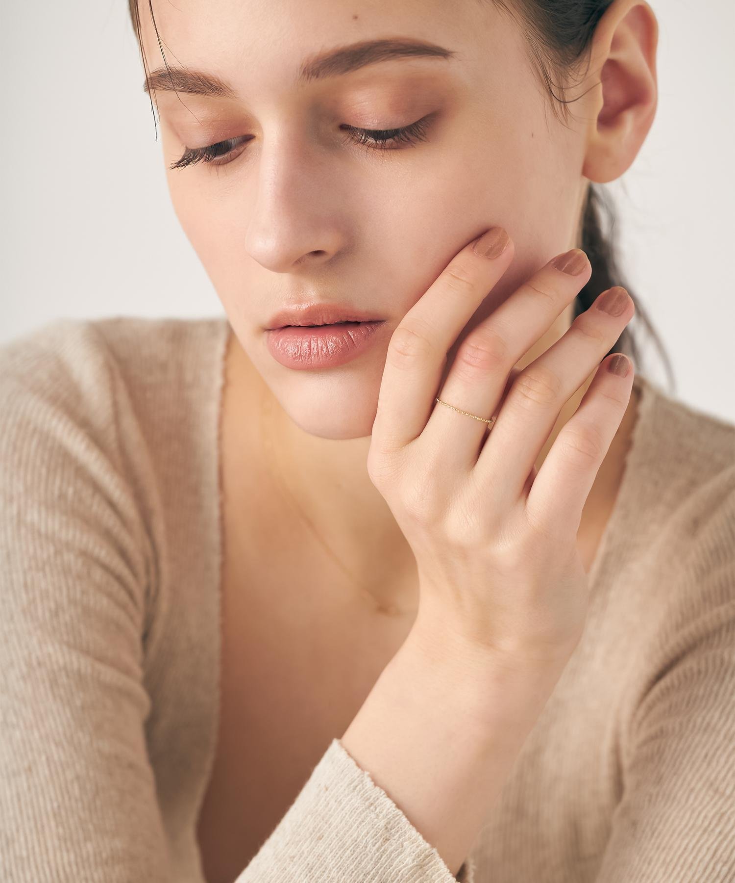 ete｜[レイヤード] K10YG ボールチェーン リング | Rakuten Fashion