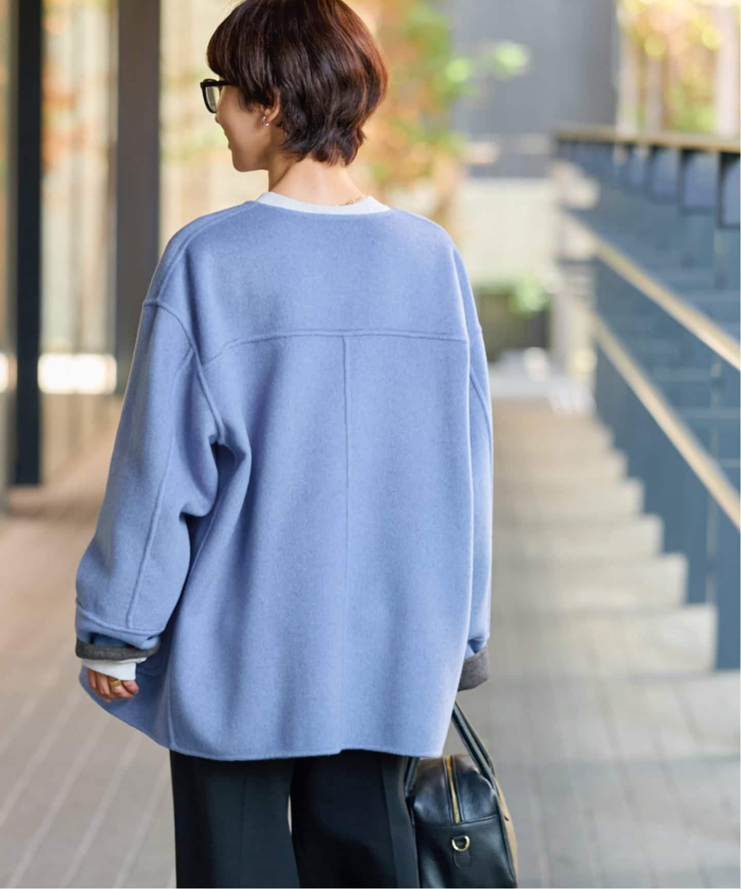 JOURNAL STANDARD relume｜《新色》リバーシブルノーカラーショート