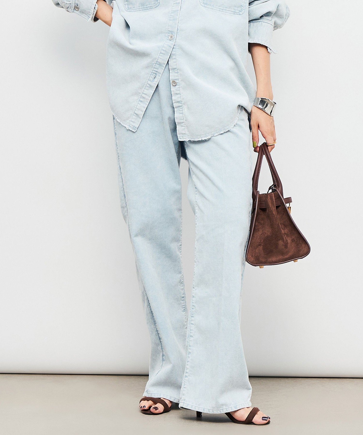 NOLLEY'S｜【RM denim】センタープレスハイウエストパンツ | Rakuten