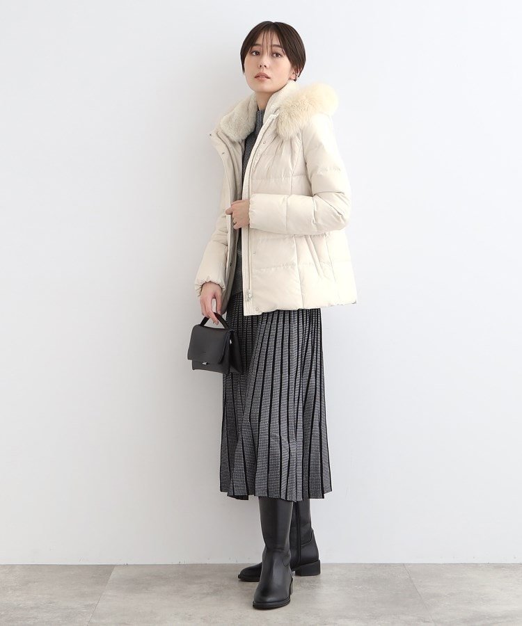 INDIVI｜【リニューアル!/マルチWAY/フォックスファー/ショート丈