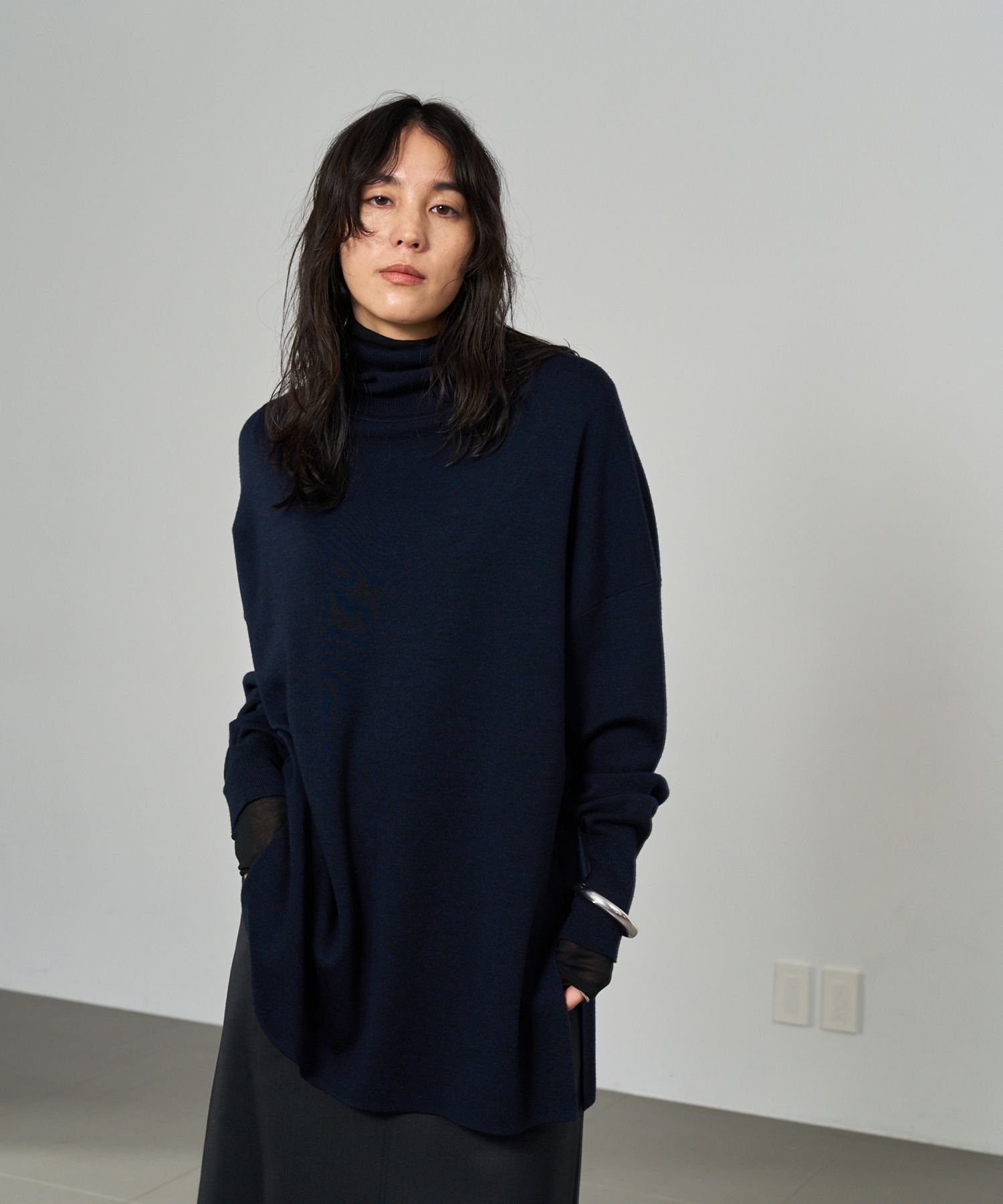 Chaos｜◇金子綾さんYouTube紹介◇ シエラウールタートルネックニット