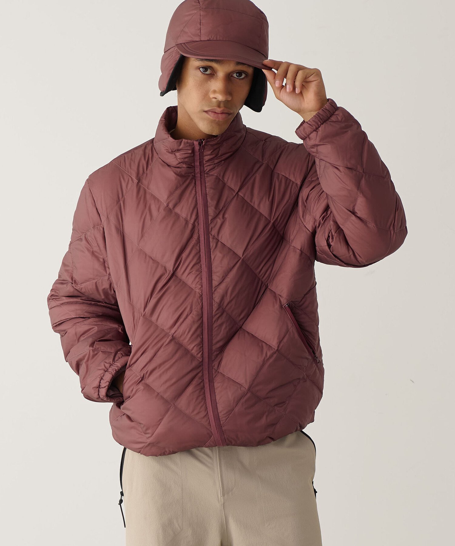 Bshop｜HIKING PATROL | キルティングダウン 2WAYジップジャケット MEN