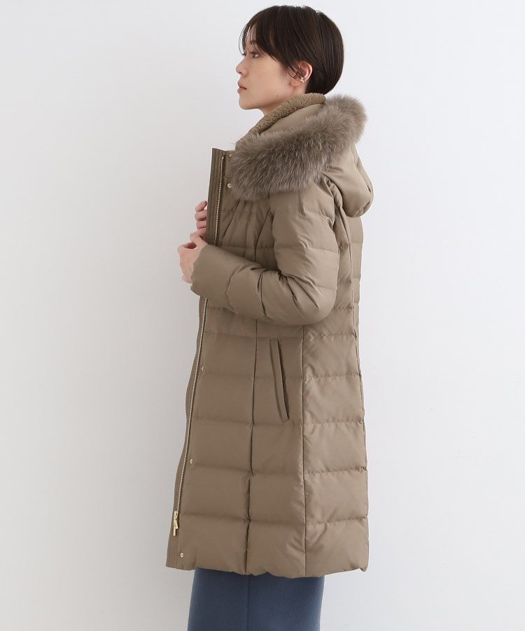 INDIVI｜【リニューアル!/マルチWAY/フォックスファー/ロング丈