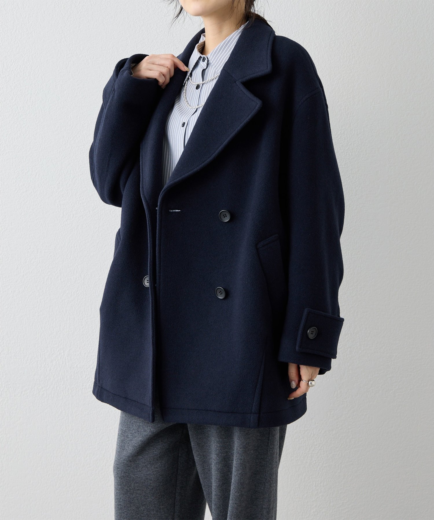 Whim Gazette｜【THE PAUSE】ミドルPコート | Rakuten Fashion(楽天