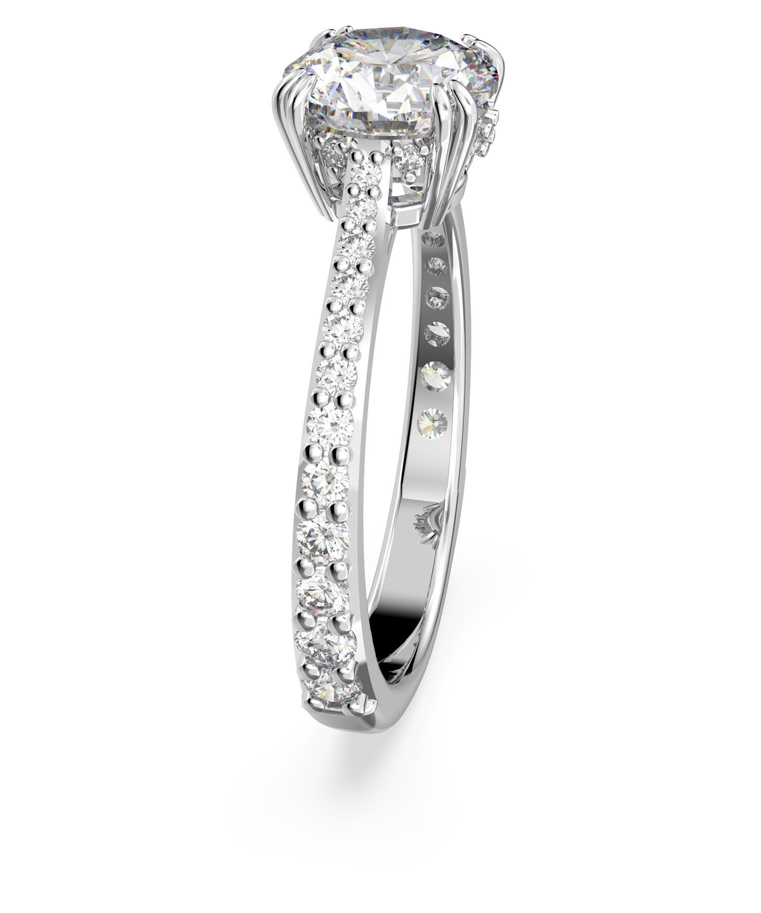 SWAROVSKI｜【公式】【スワロフスキー】Stilla リング, ラウンドカット