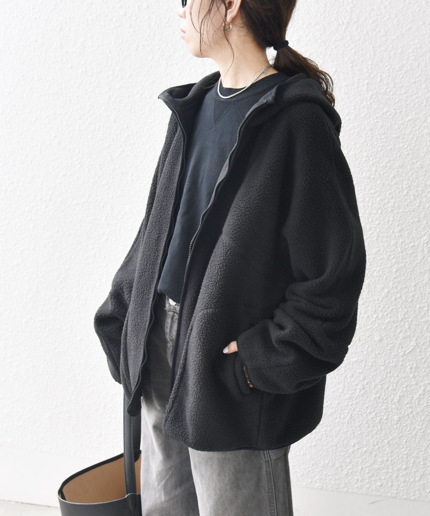 バートン　ダンモアジャケット　フード　パーカー　ブラック　フリース マウンテンパーカー 快ラクWEAR 鹿の子 ダンボール アウター