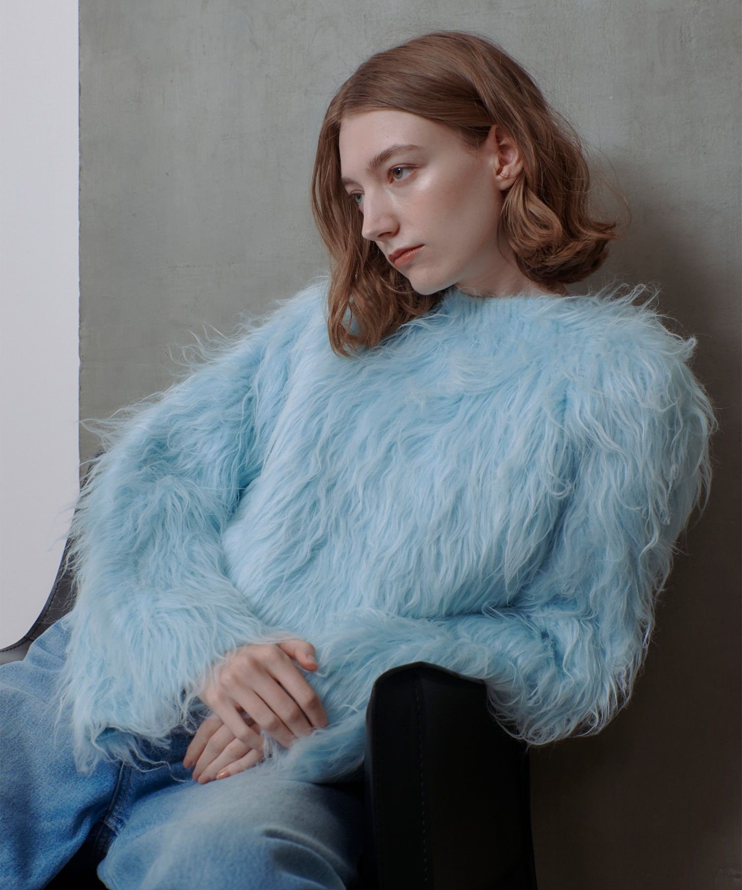 allureville｜ミンクファーボトルネックプルオーバー | Rakuten