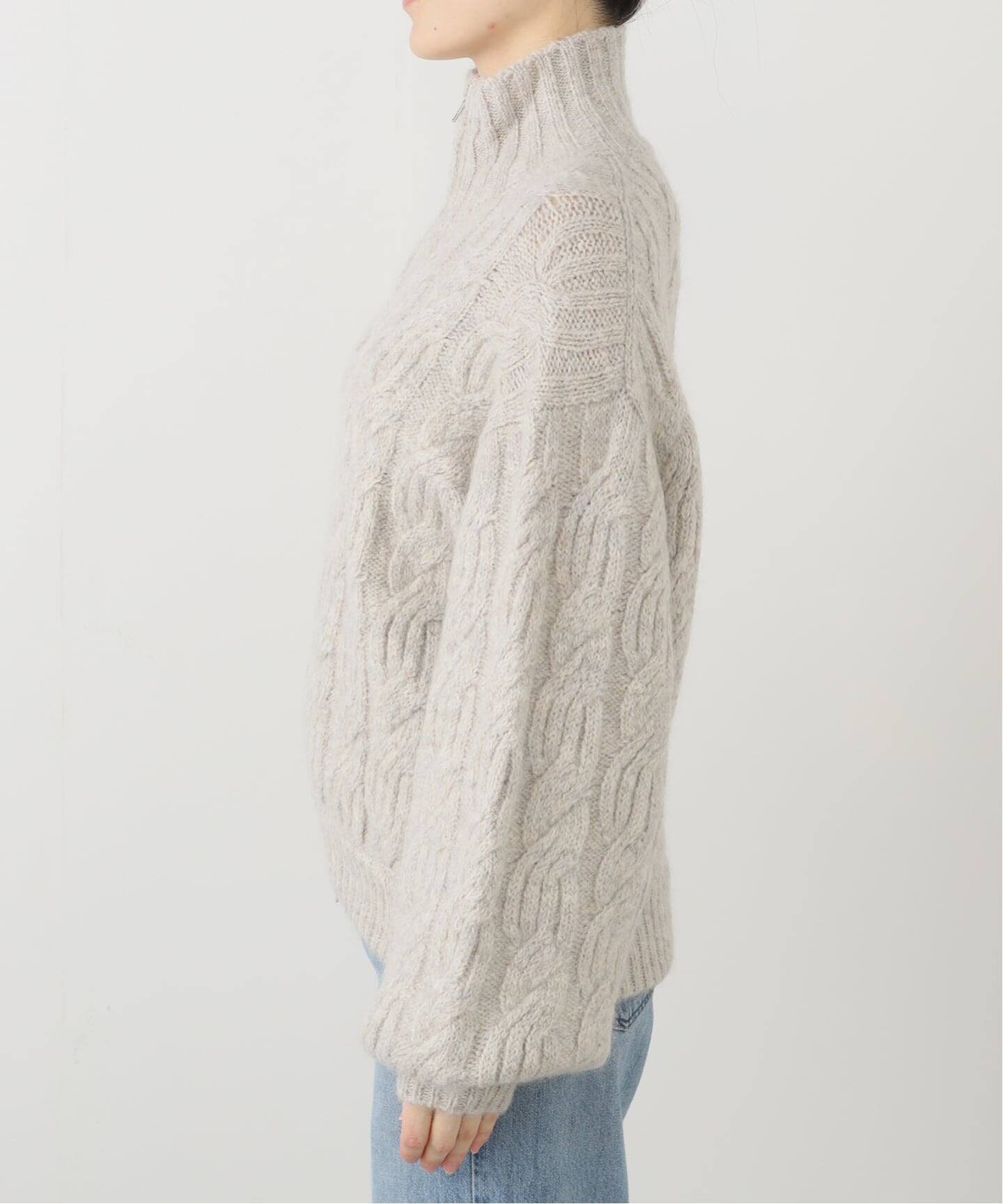 plage｜les Tendre alan zip UP ニット | Rakuten Fashion(楽天