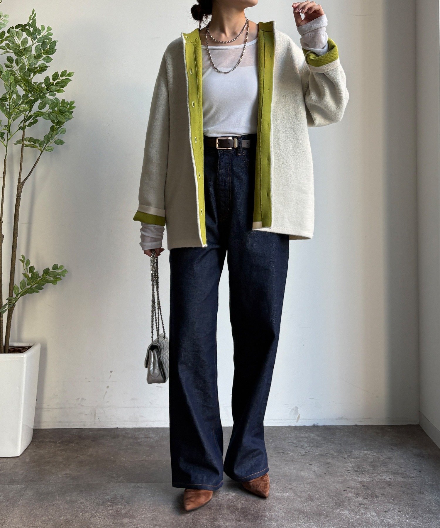 DOUDOU｜【完売カラー再追加!/WEB限定】ダブルフェイスニットショート