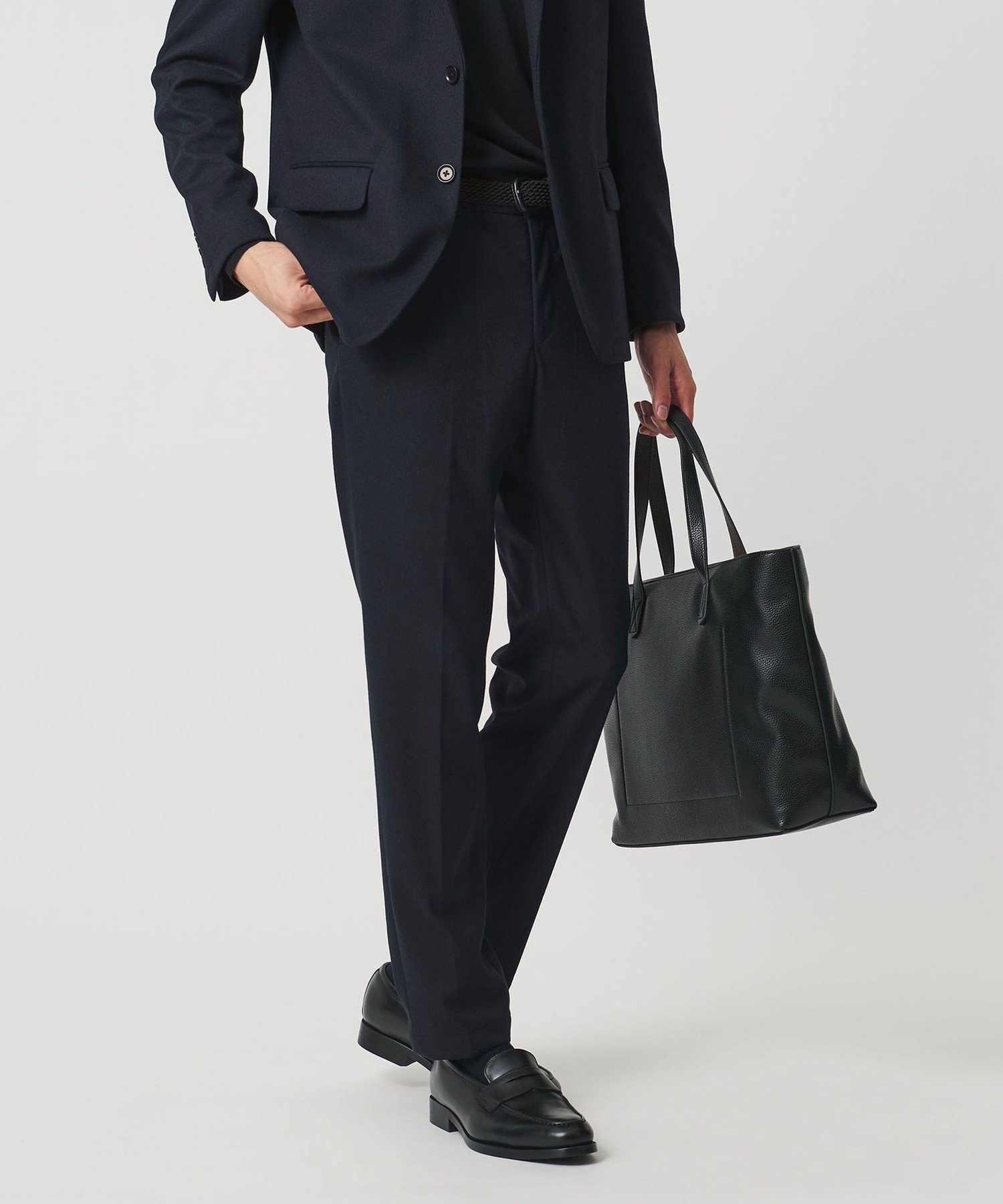 UNITED ARROWS｜ホームスパン ジャージー ノープリーツ パンツ UA COZY