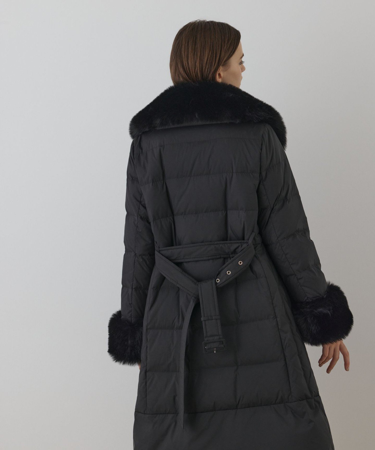 GRACE CONTINENTAL｜ファーカラーロングダウン | Rakuten Fashion(楽天