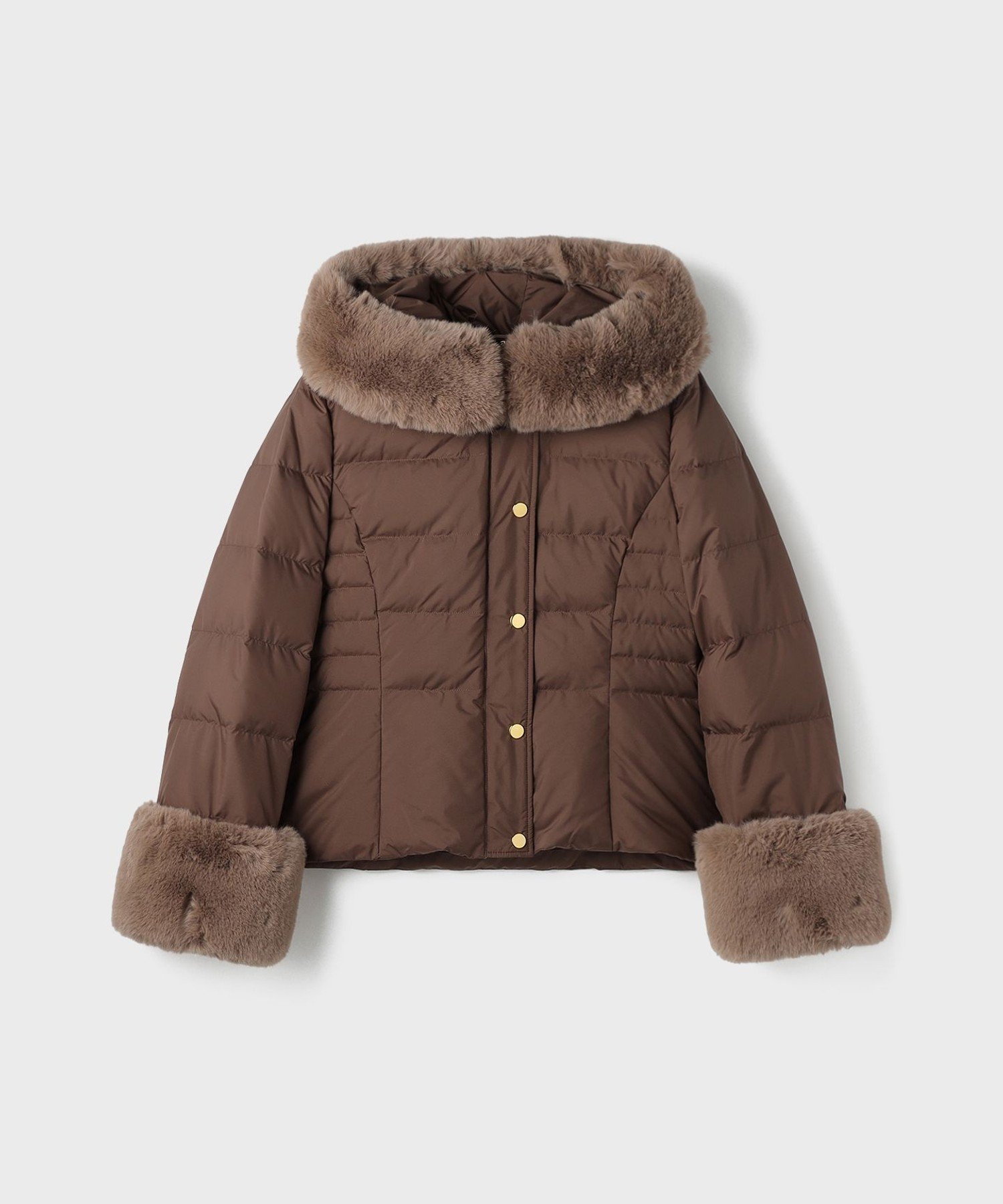 GRACE CONTINENTAL｜エコファーショートダウンジャケット | Rakuten