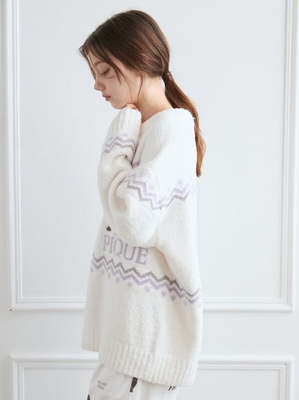 gelato pique｜【HALLOWEEN】CATジャガードプルオーバー | Rakuten