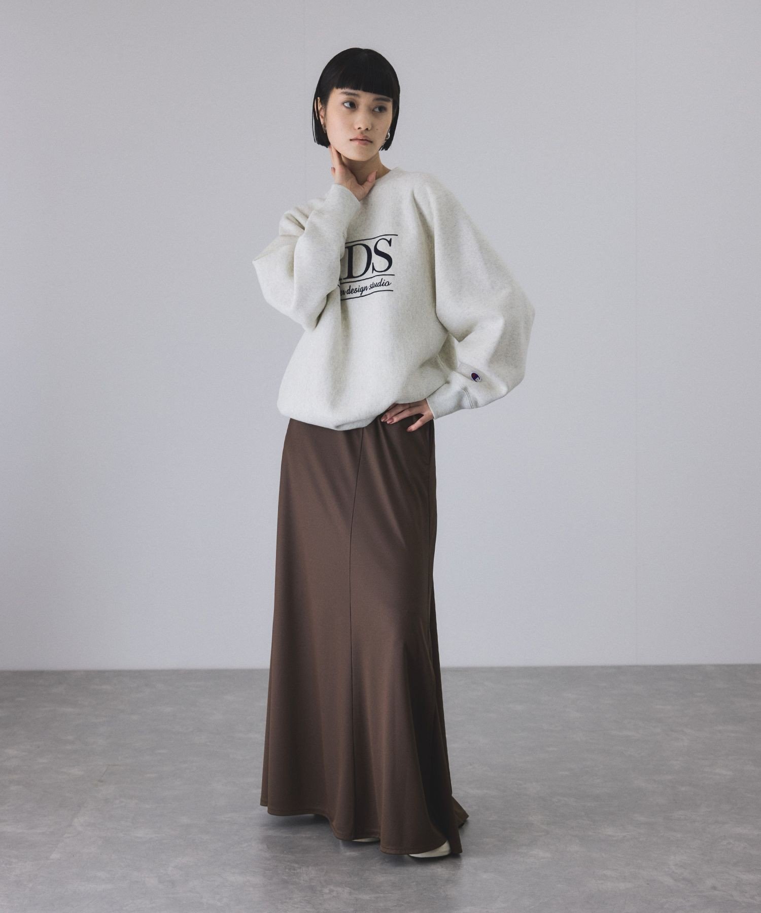 ADAM ET ROPE'｜エンボスギャザースカート | Rakuten Fashion(楽天