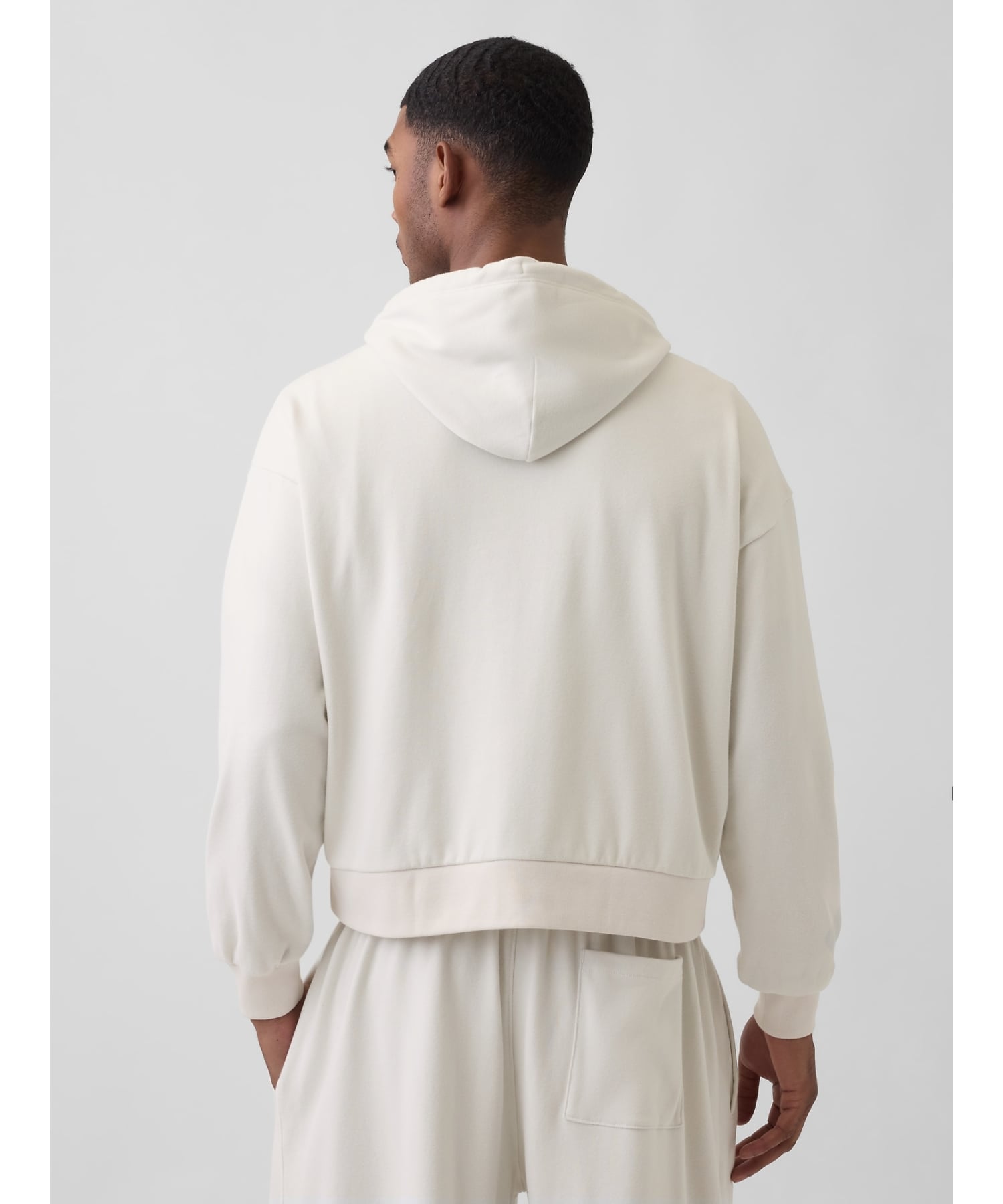 GAP｜(U)ヴィンテージソフト フレンチテリー GAPロゴ ダブルジップ