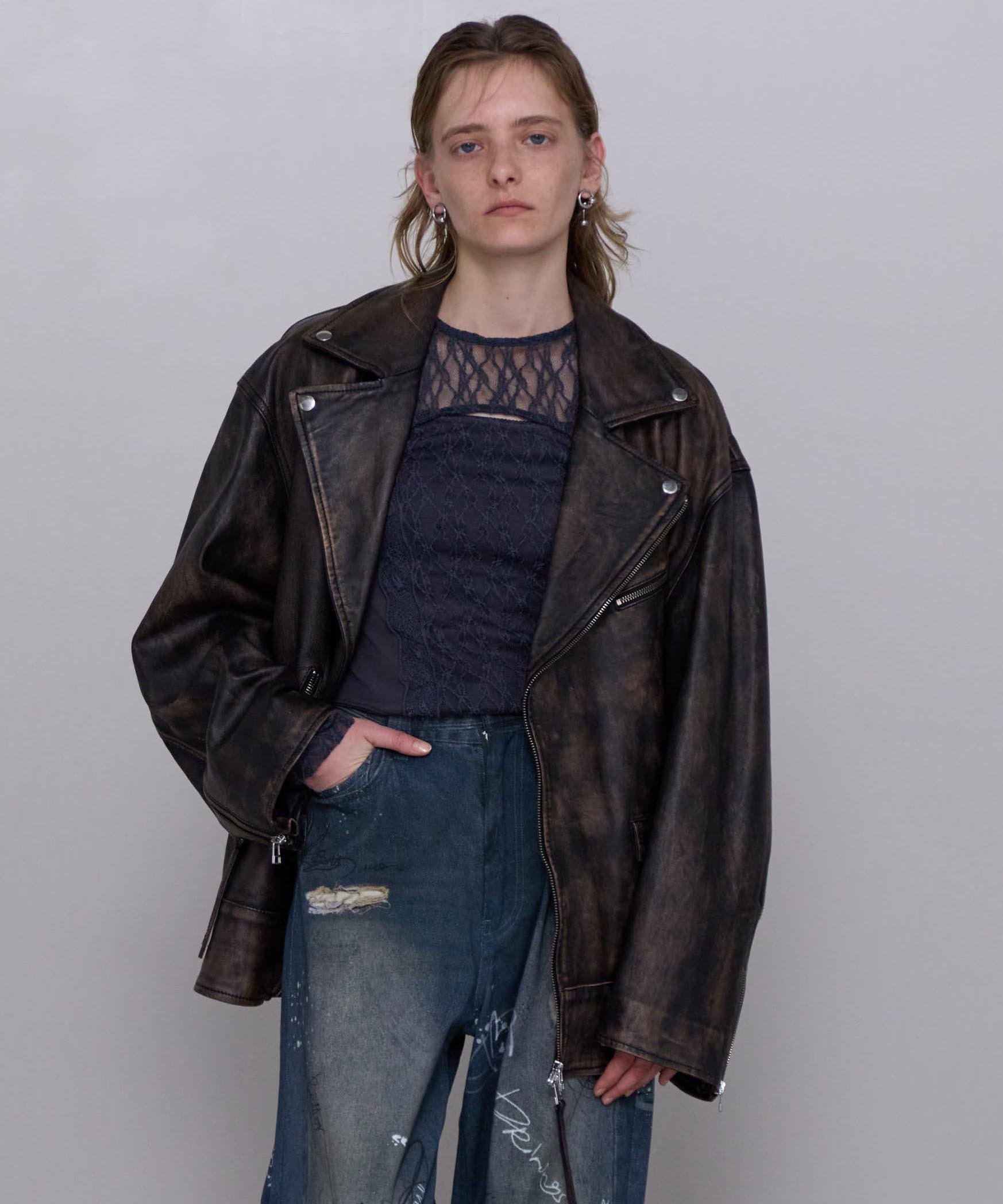 MAISON SPECIAL｜Leather Riders Jacket | Rakuten Fashion(楽天