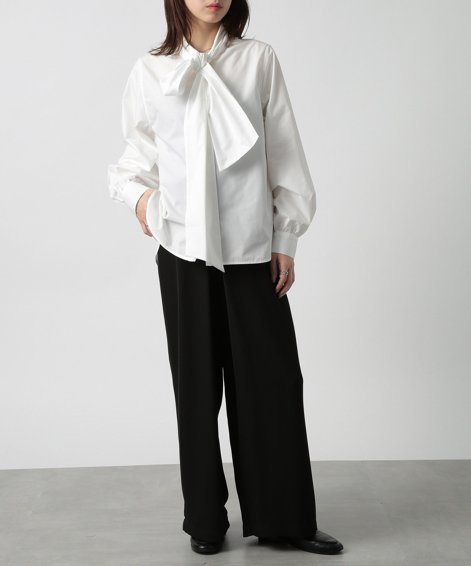 SETUP7｜MAISON BREEZE reveur/ボウタイリボンブラウス シャツ