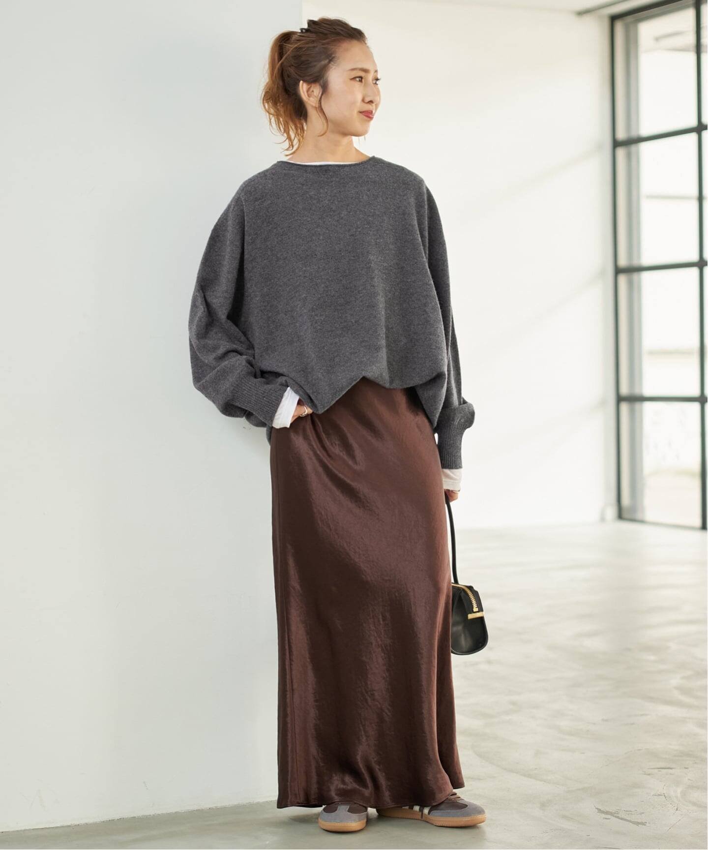 Spick & Span｜《追加》CHESSルーズボートネックプルオーバー