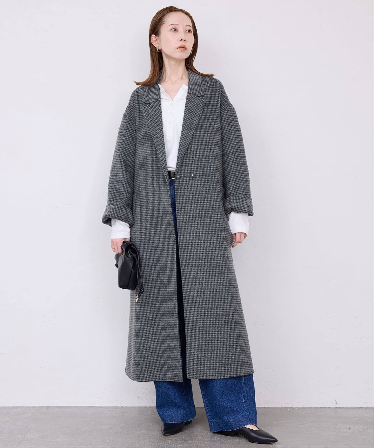 SLOBE IENA｜souple wool ダブルフェイスロングコート | Rakuten