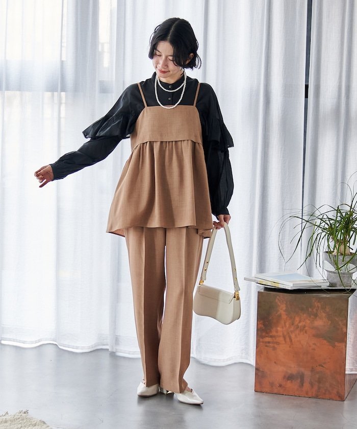 FREAK'S STORE｜接触冷感/UV LINEN TOUCH ビスチェ パンツ