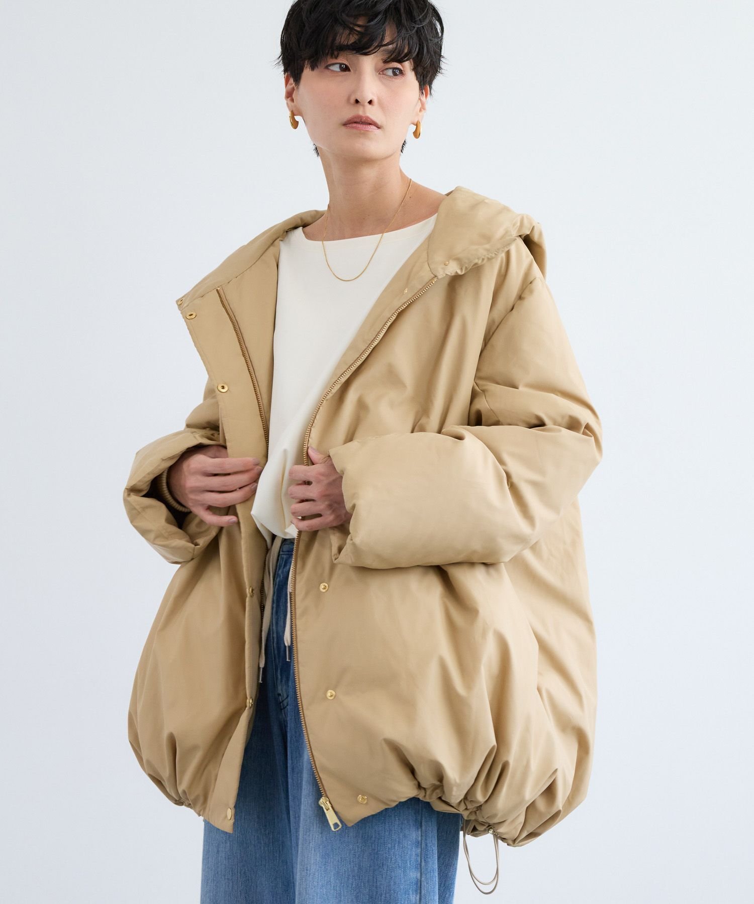 BARNYARDSTORM｜撥水ダウンコート【JAPAN FABRIC】 | Rakuten Fashion