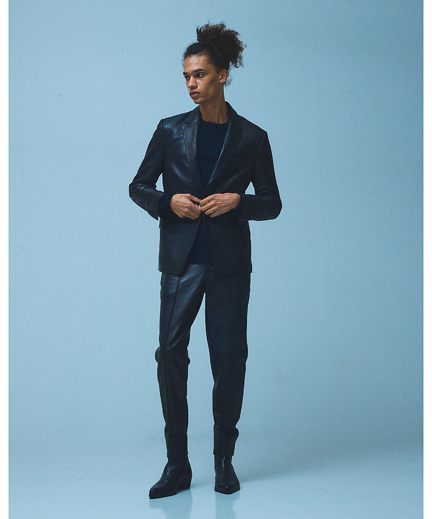 5351POUR LES HOMMES｜【セットアップ対応】テーラード レザー