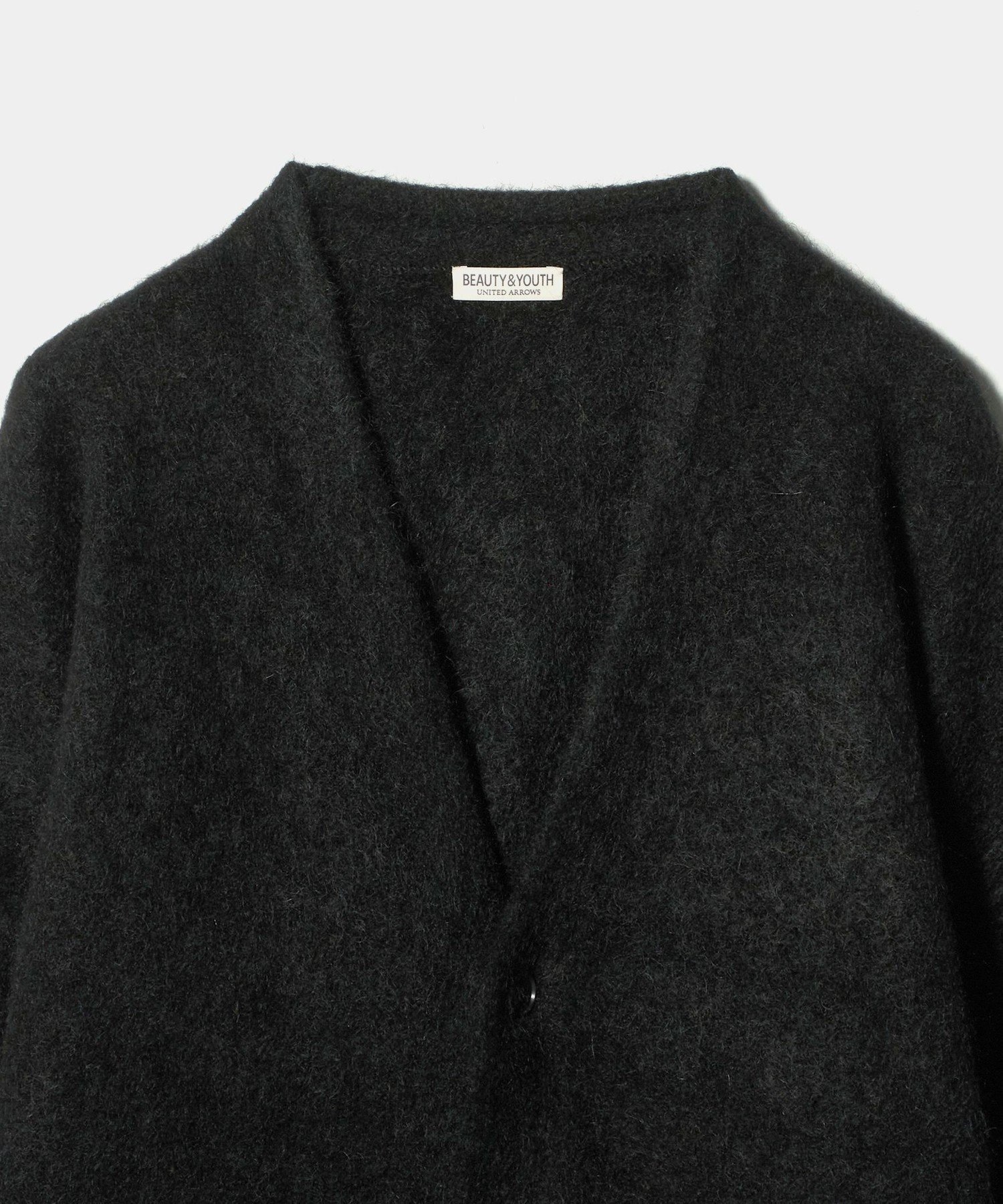 BEAUTY&YOUTH UNITED ARROWS｜シャギー モヘヤ Vネック カーディガン
