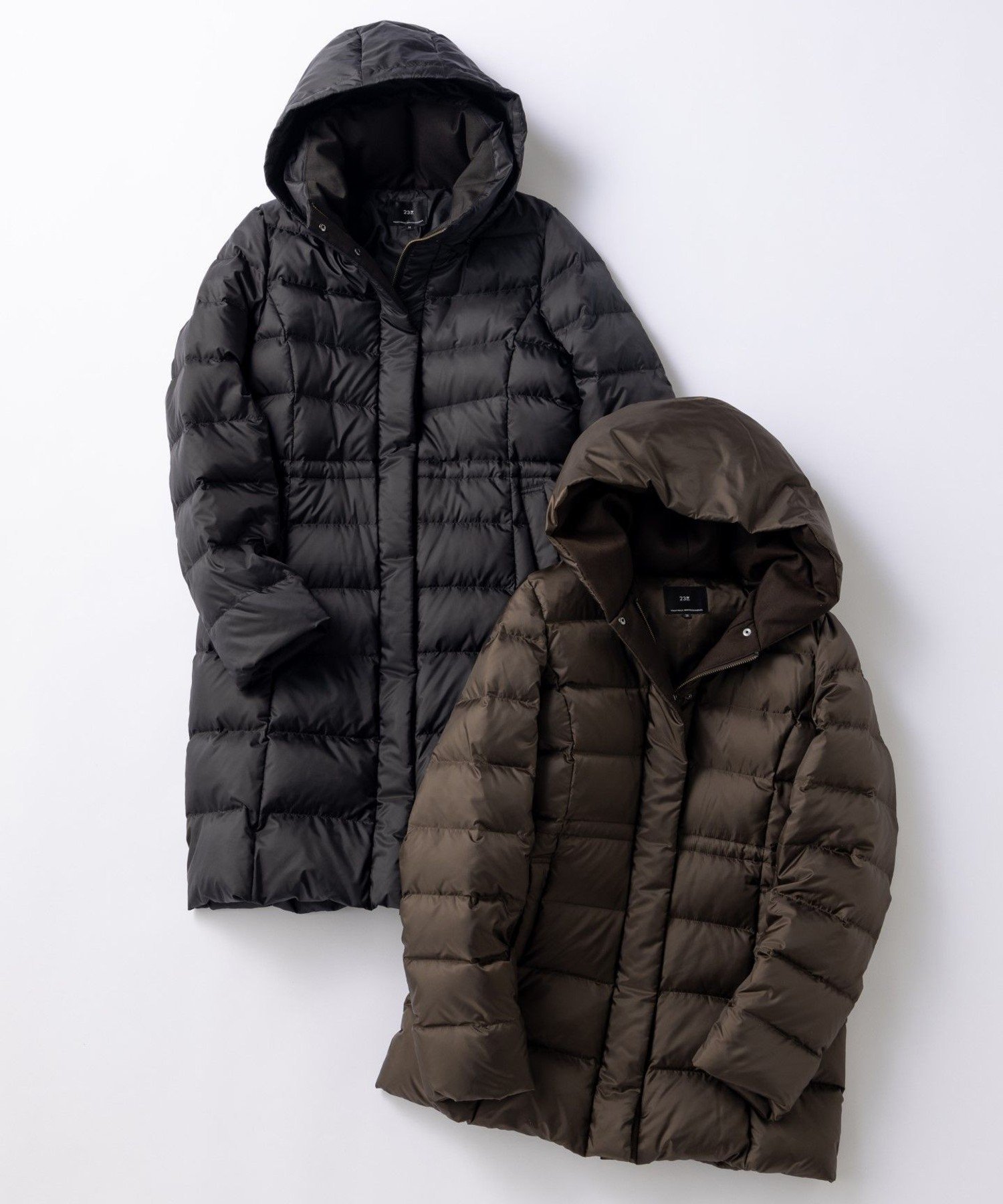 23区｜【洗える】シレータフタ ロング ダウンコート | Rakuten Fashion