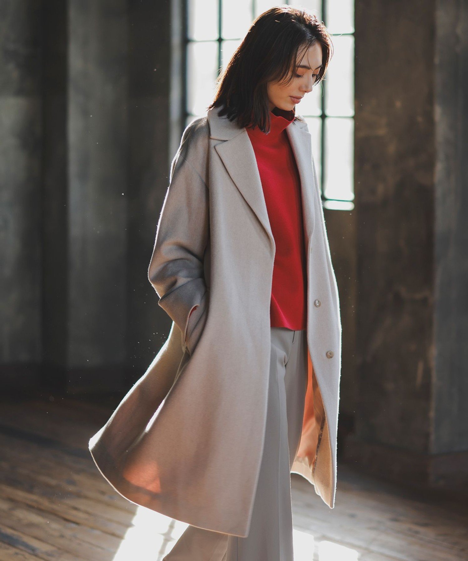 自由区｜シャルムビーバーロング コート | Rakuten Fashion(楽天