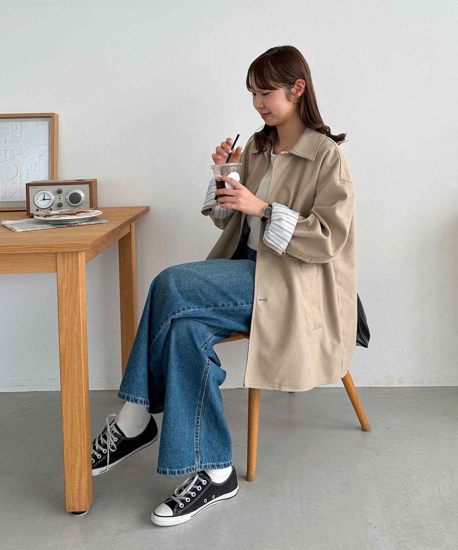 Discoat｜【新色追加!/ユニセックス】フェイクスエードショートコート