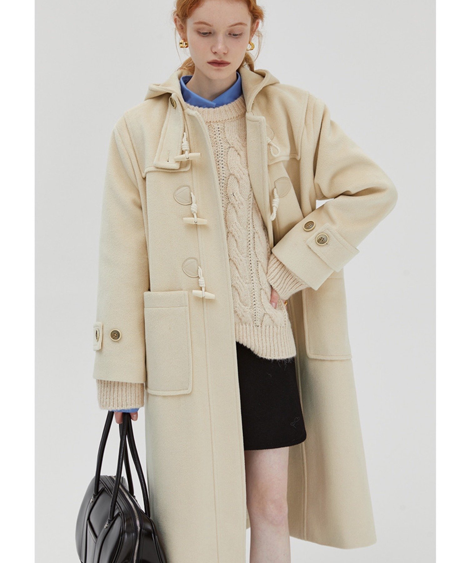 chuclla｜フード ダッフルロングコート FC19W140 Fano Studios