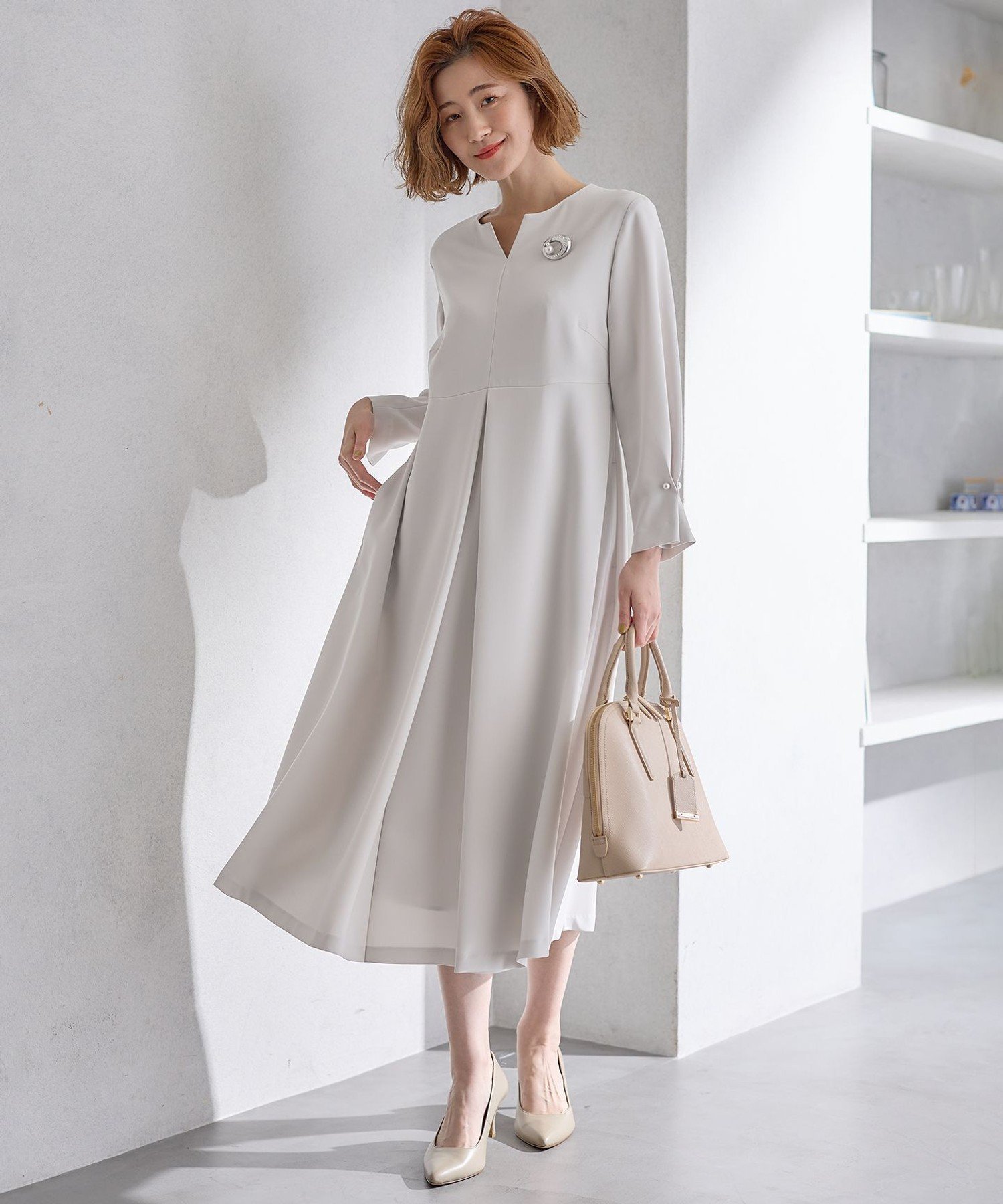 23区｜【VERYコラボ 】トリアセダブルジョーゼット ワンピース